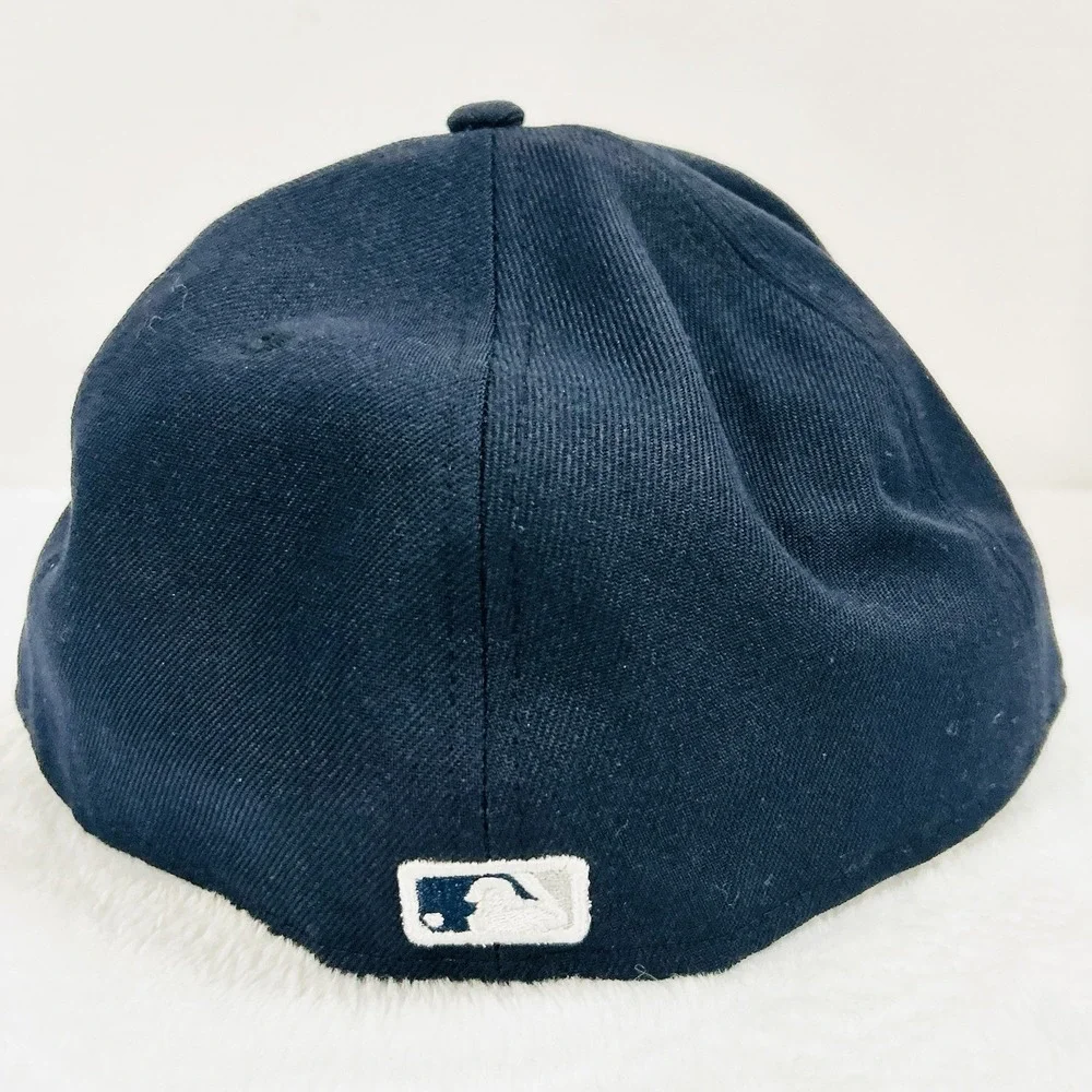 New Era New York Yankees On Field‎ 59FIFTY Fitted Hat Cap 7 1/2 Blue MLB